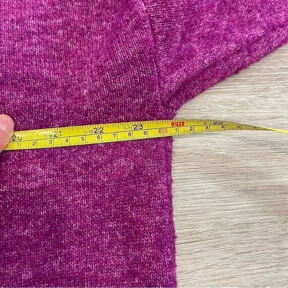 Lucky Brand Bright Purple Relaxed fit Knit Sweater L - Picture 8 of 10
